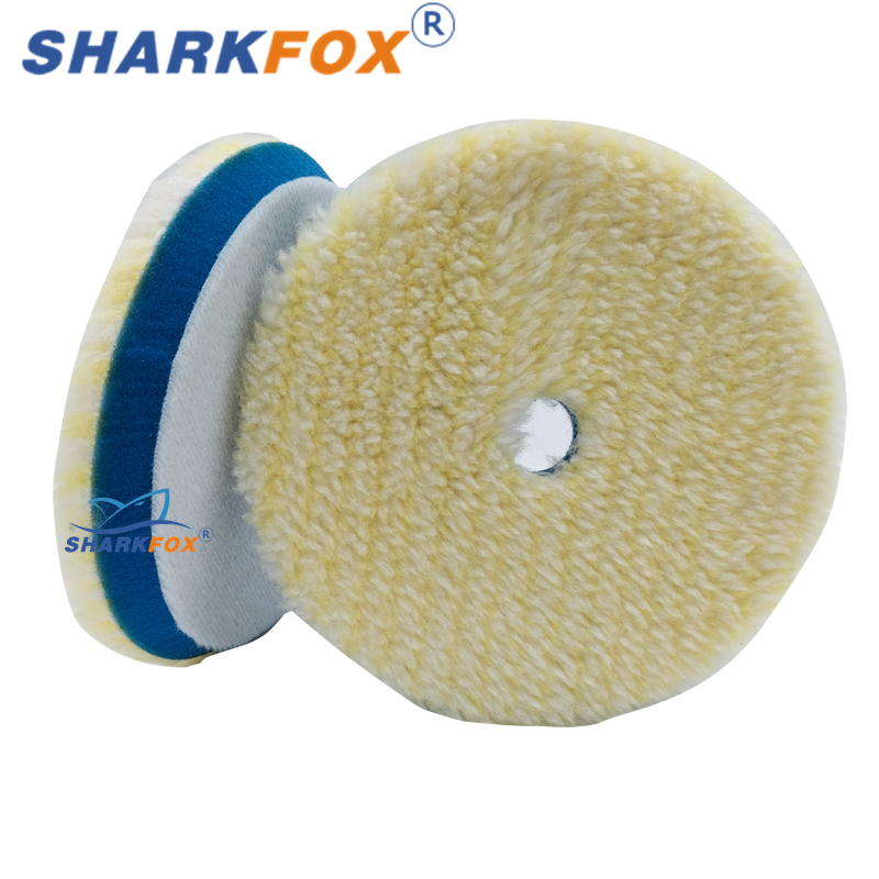 Sharkfox 5 インチ研磨キット研磨パッド車ワックスがけスポンジディスクウールホイールオートペイントケアポリッシャーパッドカーポリッシャー用