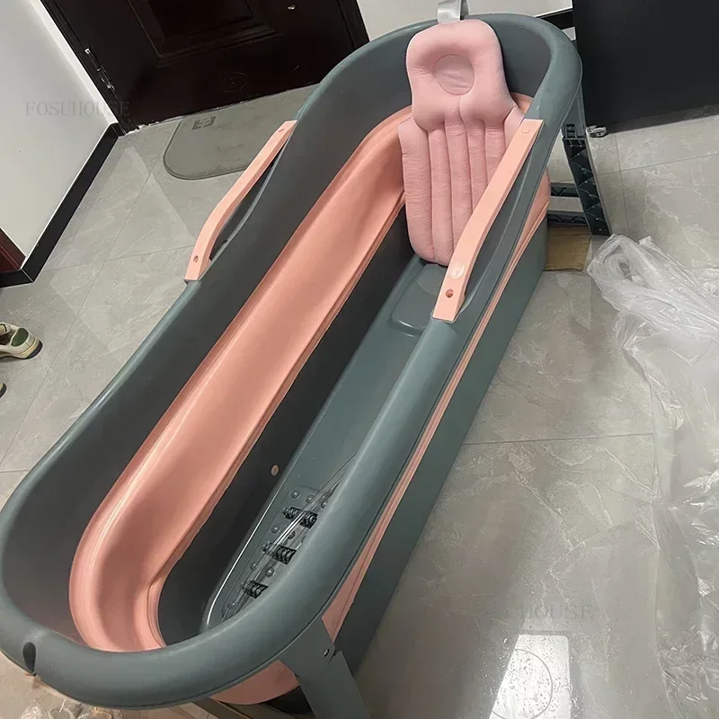 ポータブル折りたたみ浴槽全身大人の家庭用肥厚モダンな浴槽屋内屋外浸漬スパインフレータブル