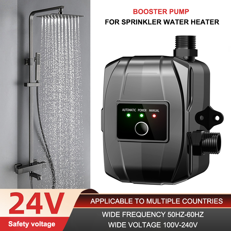 Acarps 自動ブースターポンプ 150 ワット 24V 永久磁石ウォーターポンプ家庭用シャワー給湯器追加水圧サイレントポンプ