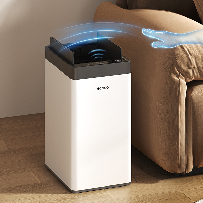Ecoco 21L 30L プラスチックゴミ箱新しい電気インテリジェント自動センサータッチレススマートゴミ箱工場卸売スタンディング