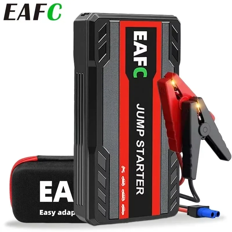 EAFC ジャンプスターター パワーバンク 12V ブースター 車のスタート用 600A 急速充電器 自動始動デバイス Powerbank デバイス ガソリン ディーゼル