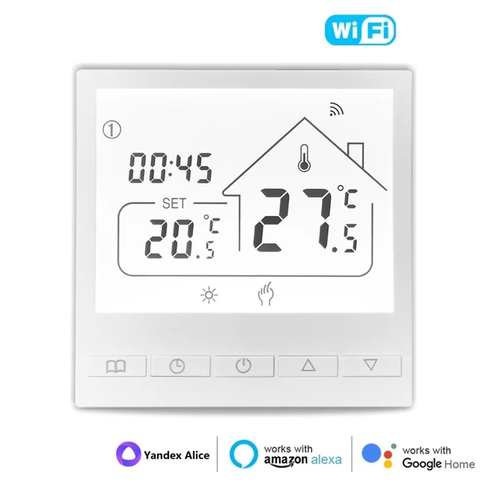 Smart WiFi Thermostat Water/Gas Boiler Electric Floor Water Heating Temperature Controller Smart Life Google Alexa Yandex Alice