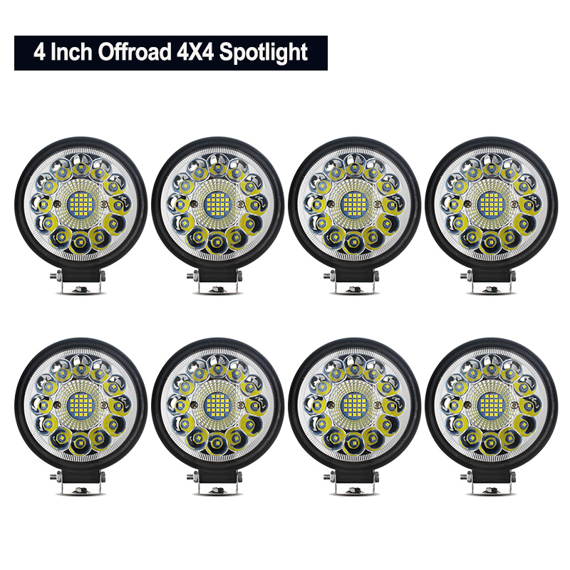 12V 車の Led 作業スポットライト 24V 33led ヘッドライトオートバイ用フラッド Led バーフォグライト DRL トラック 4 × 4 オフロード ATV 車