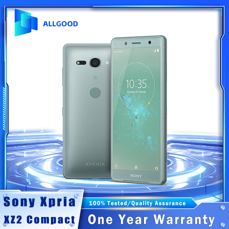Sony Xperia XZ2 Compact H8314 H8324 5.0 インチ 4GB 64GB 19MP カメラシングル/デュアル SIM NFC Snapdragon 845 Android 携帯電話