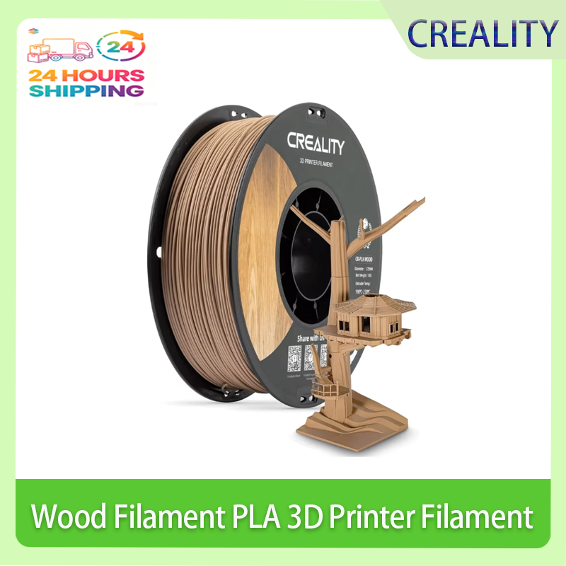 Creality 3D 木材フィラメント PLA 3D プリンター フィラメント 1.75 mm 滑らかなシルクの質感 靭性 1kg (2.2lbs)/すべての FDM プリンター用 (木製)