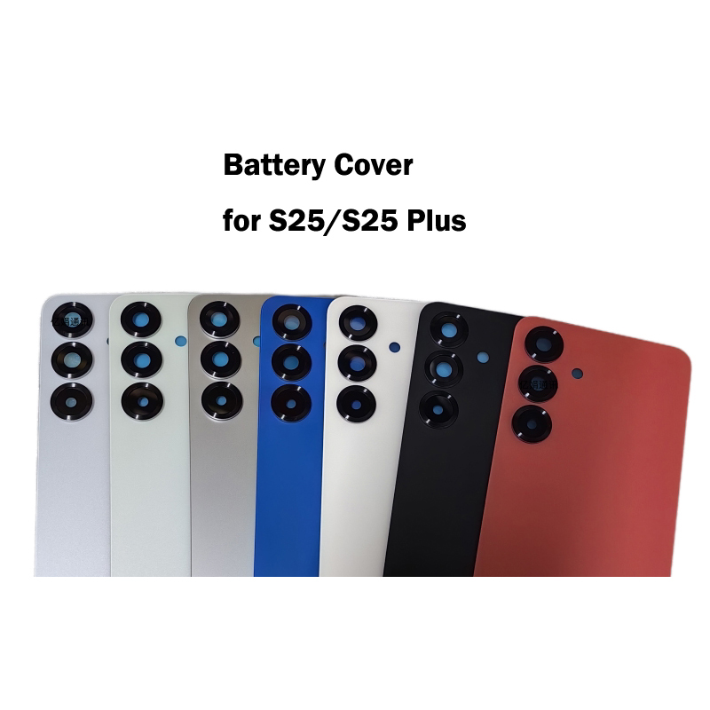 (新品)O-E-M バックカバーバッテリー蓋ケース SM-S25/S25 Plus S25 S25P 5G ガラスバッテリードアバックガラスリアカバーパネル裏蓋