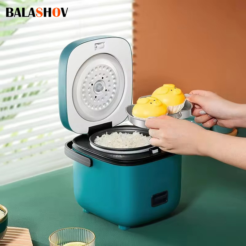 ミニ炊飯器自動家庭用キッチン電気調理機 1-2 人食品ウォーマー蒸し器 1.2L 小型炊飯器