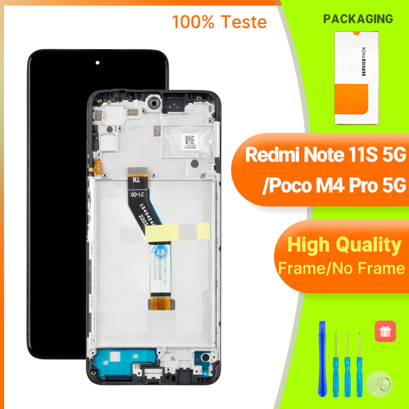 高品質プレミアム Xiaomi Redmi 注 11S 5 グラム Lcd タッチスクリーンデジタイザ Xiaomi POCO M4 プロ 5 グラムディスプレイ 22031116BG