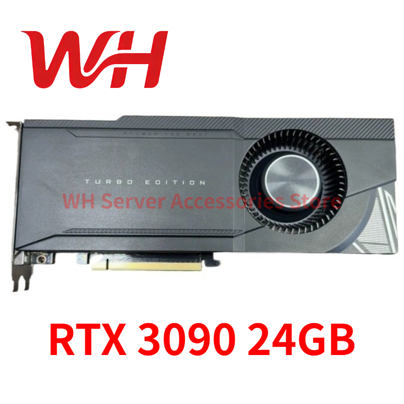 for GIGABYTE GeForce RTX 3090 24GB Turbo GPU GDDR6X PCIE Graphics Card Server Disassembly for AI Computing