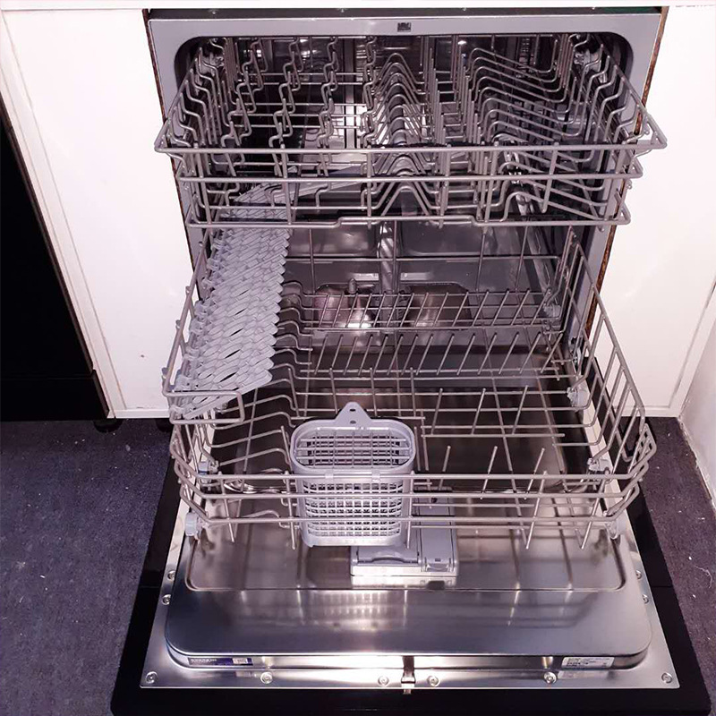 黒いガラスドア埋め込み自動食器洗い機ホーム 10 セットの卓上食器洗い機