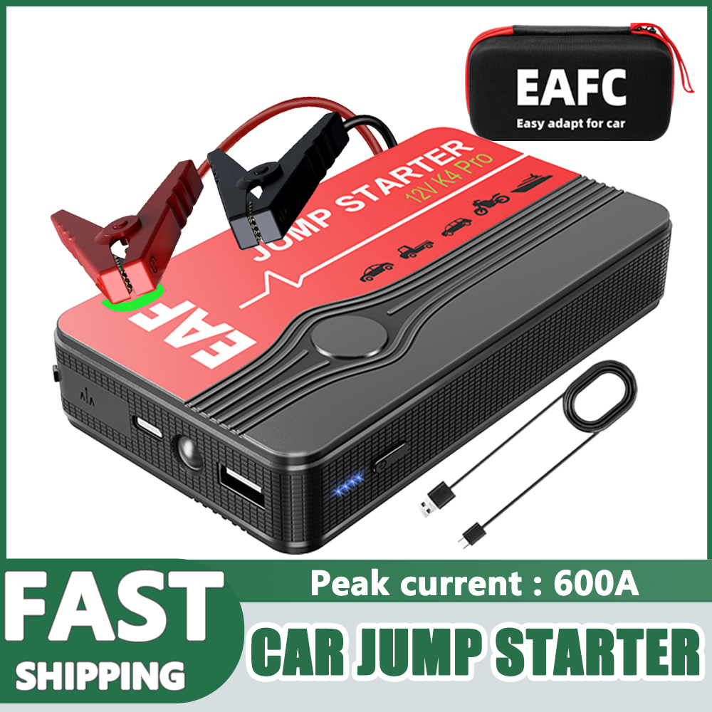 600A ポータブル車のジャンプスターター電源銀行車のブースター充電器 12V 始動装置ガソリンディーゼル車のブースタージャンプスターター
