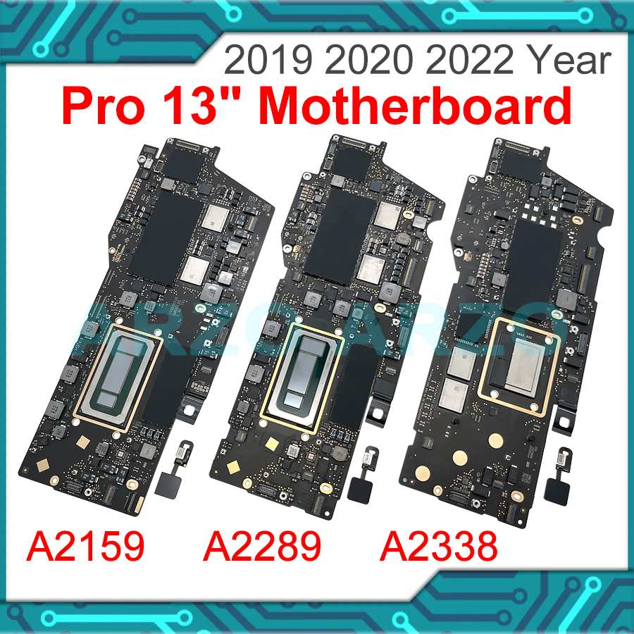 A2159 A2289 ロジックボード A2338 マザーボードタッチ ID 付き Macbook Pro 13 "i5 i7 M1 M2 128 グラム 256 グラム 512 グラム 1 テラバイト 2019 2020 2022
