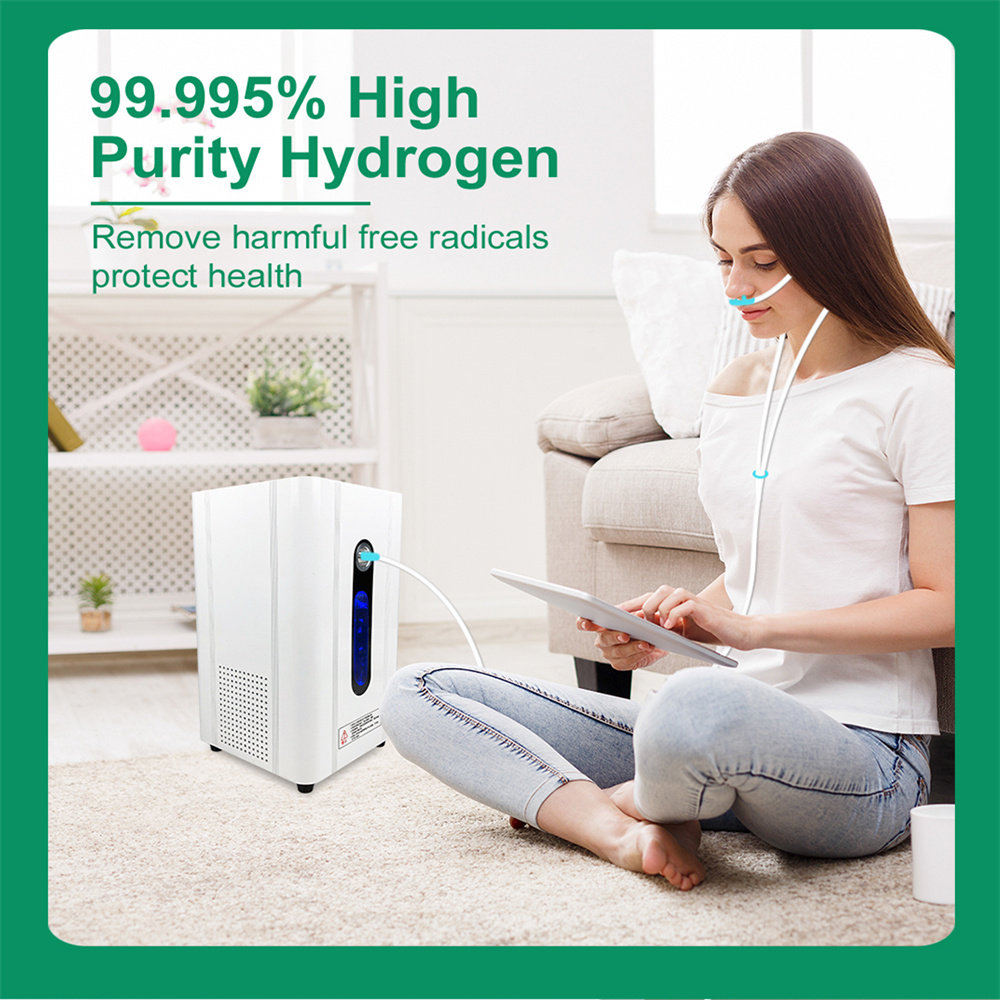 SUYZEKO 水素水生成器 ポータブル水素吸入機 ウェルネス用 純度99.99% 低ノイズ SPE/PEM 150ml/分