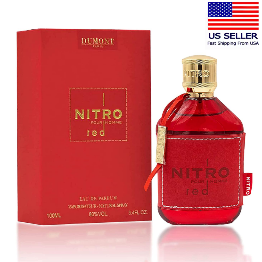 Dumont NITRO シリーズ - 3.4オンス - オードパルファム - 男性用高級香水 - フルーツ、ウッディ、フローラル