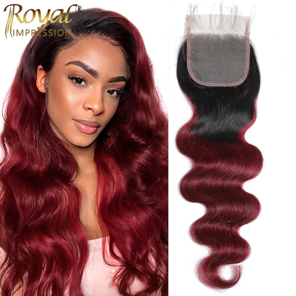 Remy Brazilian Body Wave Hair Weaving 4x4 Lace Closure Frontal Closure With Baby Hair Human Hair 4X4 Lace Closure