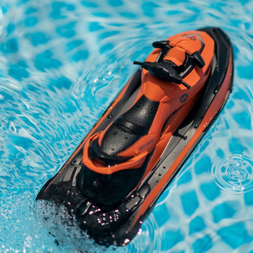 プラスチック高速 Rc モーターボート ジェット スキー防水電動ボート シミュレーション モデル充電式ポータブル 2.4 グラムワイヤレス スピードボート
