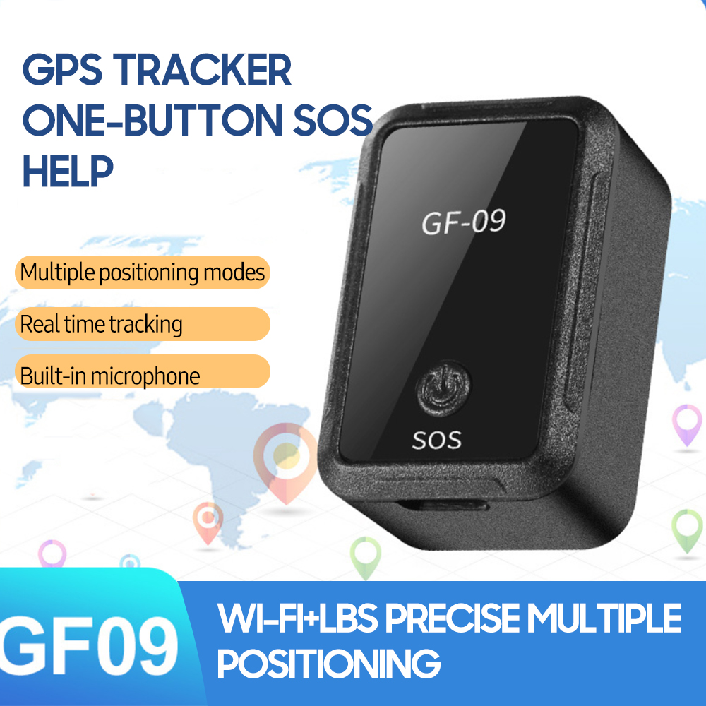 GF09 ミニ GPS トラッカーカー L ocator リアルタイム追跡位置音声録音子供ペット犬用紛失防止ポジショナーデバイス
