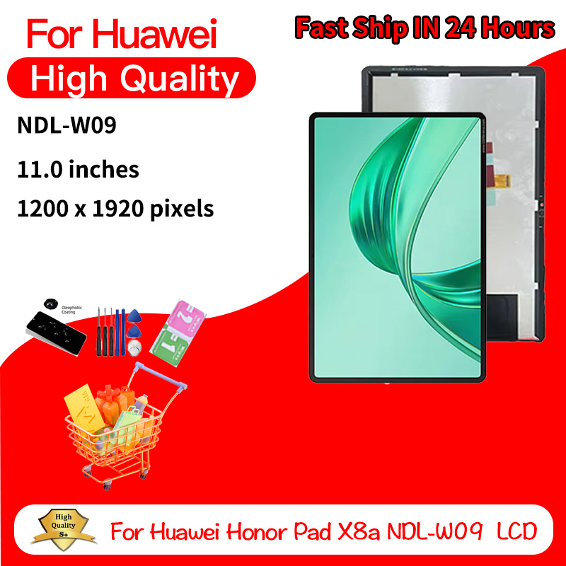 11.0 インチ名誉パッド X8A X8a NDL-W09 NDL-W00 NDL-AL00 液晶タッチパネルスクリーンデジタイザパネル修理交換