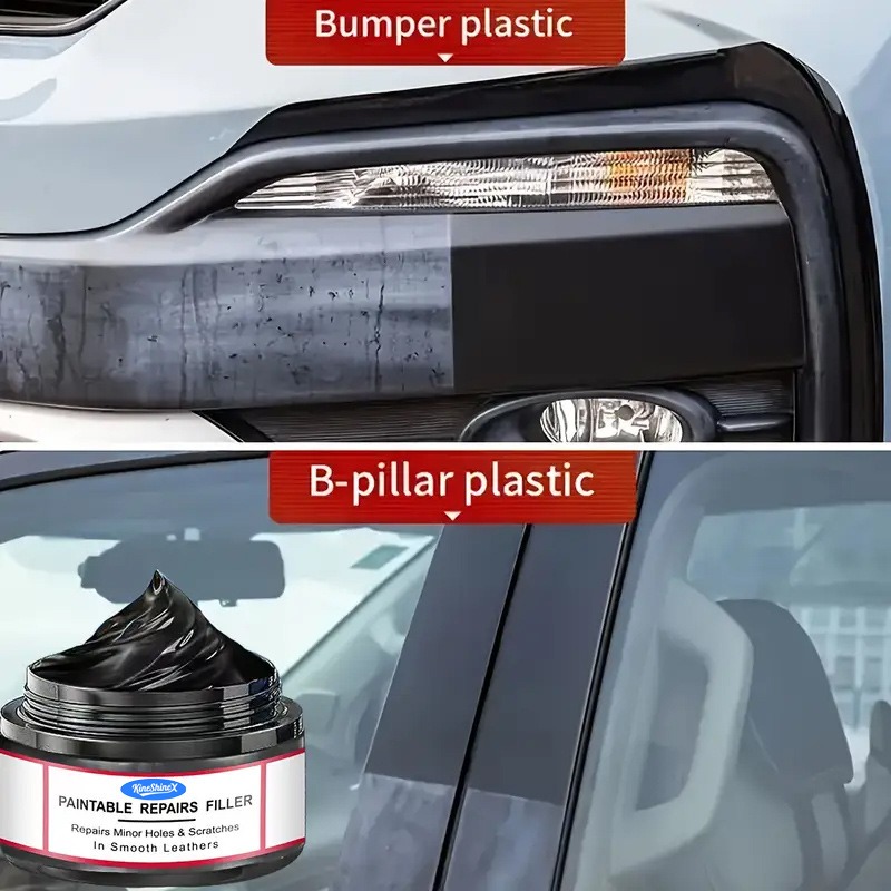 ナノ補修ワックスは、車の内装のプラスチック部品を修復し、光沢を高め、黒い車の表面の黄ばみを解消します。