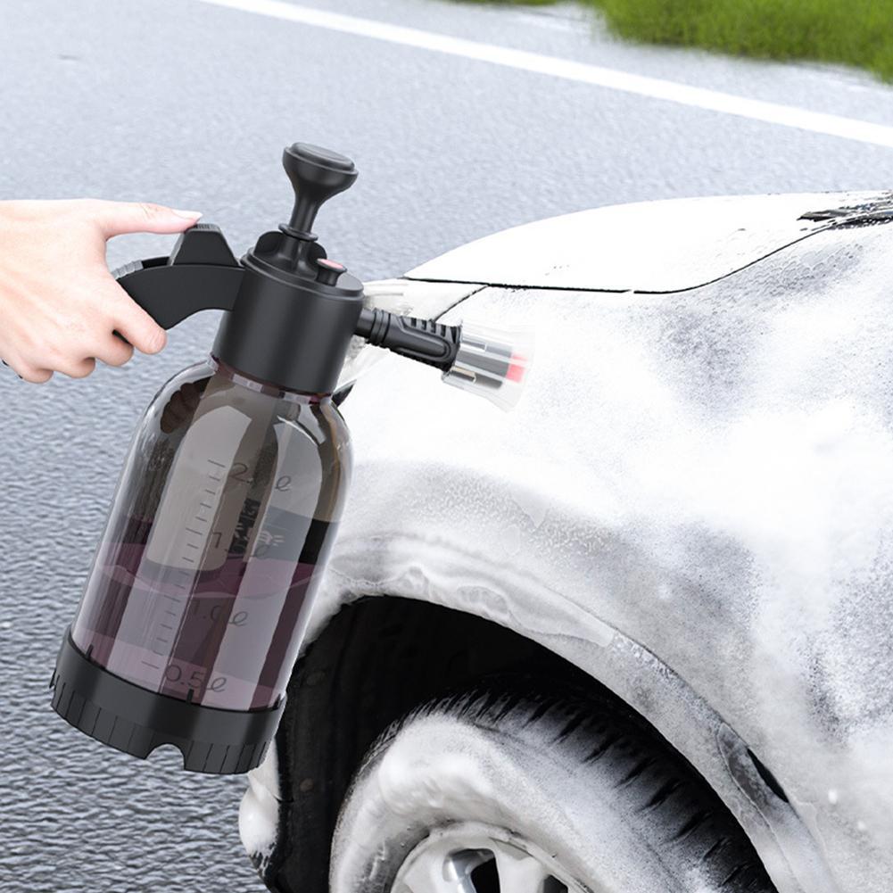 ブランドの新しい洗車泡スプレーポット手持ち泡散水緊急車噴霧器圧力車缶ツールエアキットポータブル cle I1B3