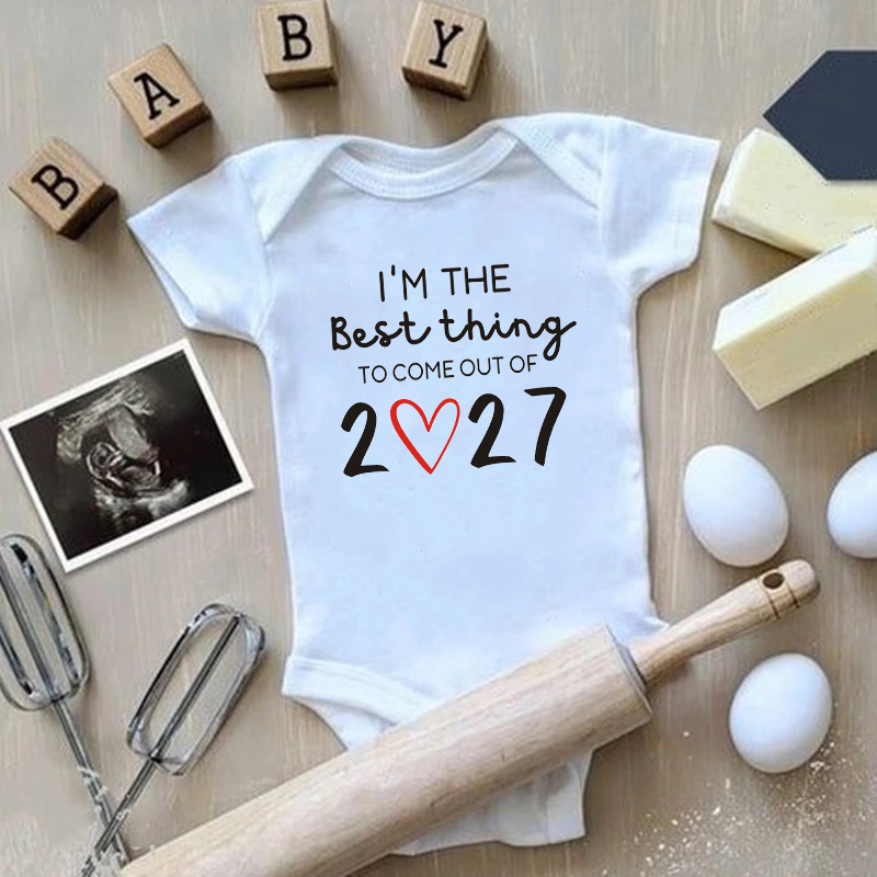 私は最高のもの 2027 新生児ボディスーツ夏半袖幼児ロンパース綿赤ちゃん男の子女の子ジャンプスーツ服