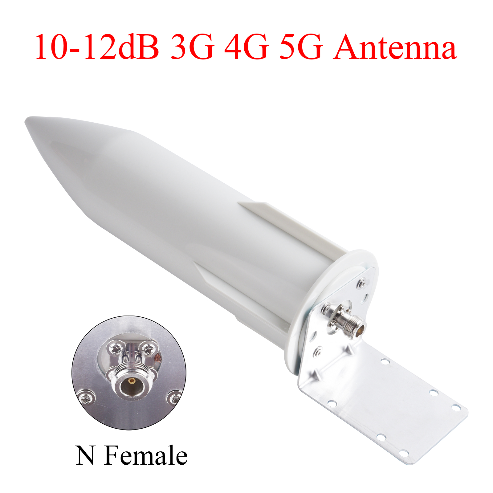 外部アンテナ 3G 4G 5G 698-3700MHz 屋外 10-12dBi アンテナ N メス デュアル スライダー