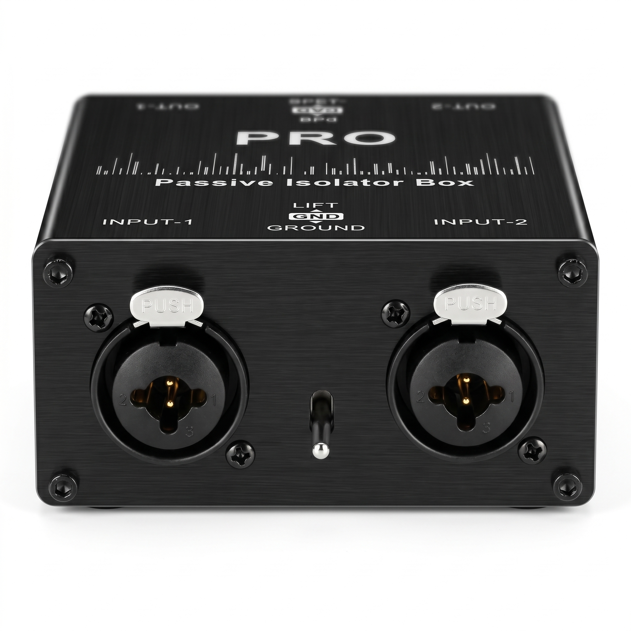 XLR グランドループオーディオアイソレーターミキサーマイクスタジオライブレコーディングライブブロードキャスト用ハムバズ電流ノイズフィルターを除去
