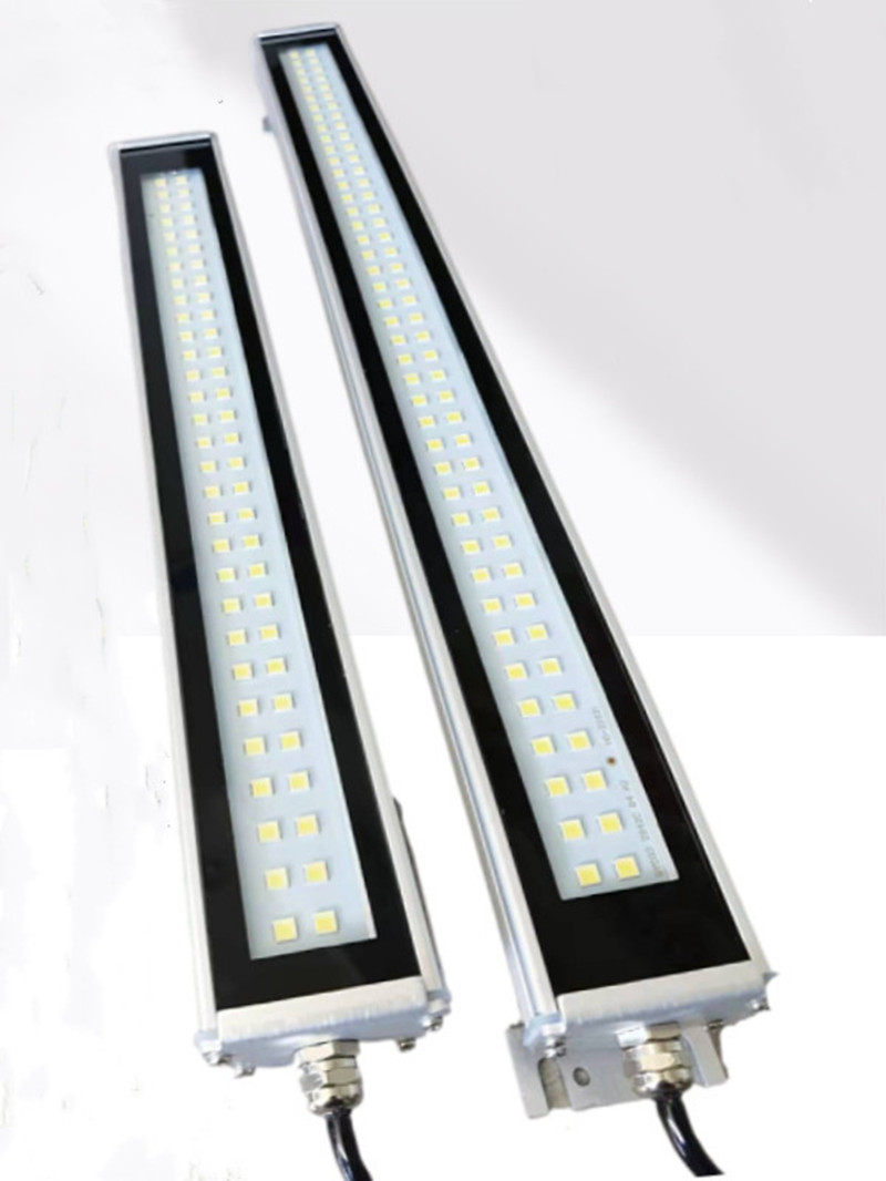 LED CNC 機器照明防水防爆金属シェルアルミ合金旋盤固定距離調整可能なランプ IP 66