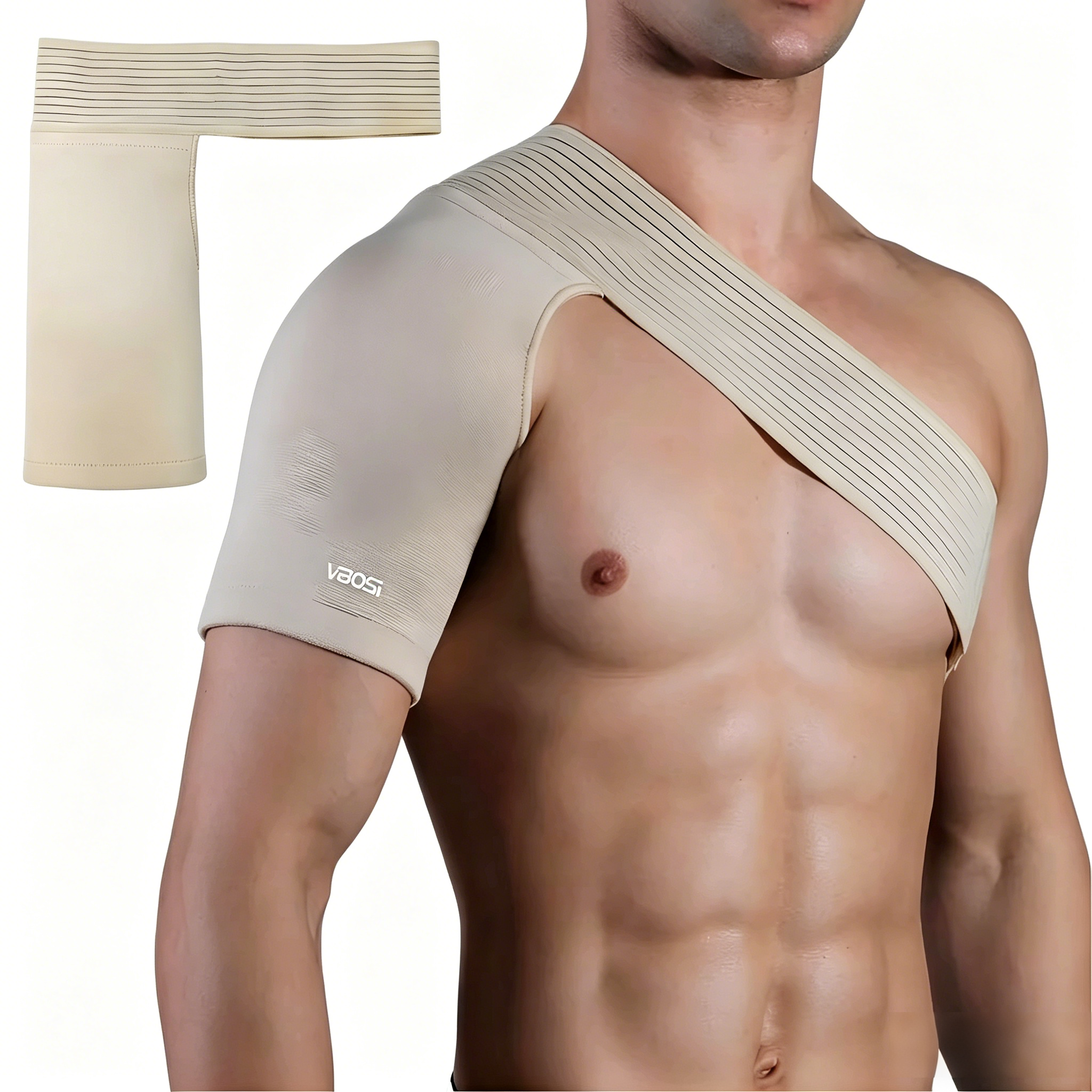 Adjustable Compression Shoulder Support Brace Shoulder Pain Relief Injury Recovery Sports Protector For Men Women