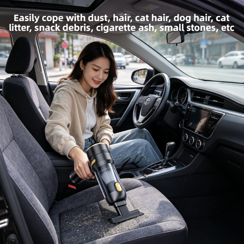 車の掃除機ハイパワーポータブルハンドヘルドワイヤレスブラシレスモーター洗浄機家電用強力エアダスター