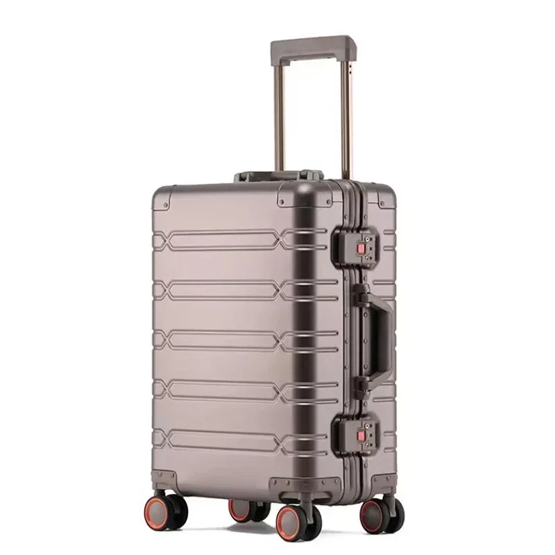 Formsia 20 "24" 28" インチアルミスーツケースキャビンビジネス荷物チェックイントロリーケース旅行用