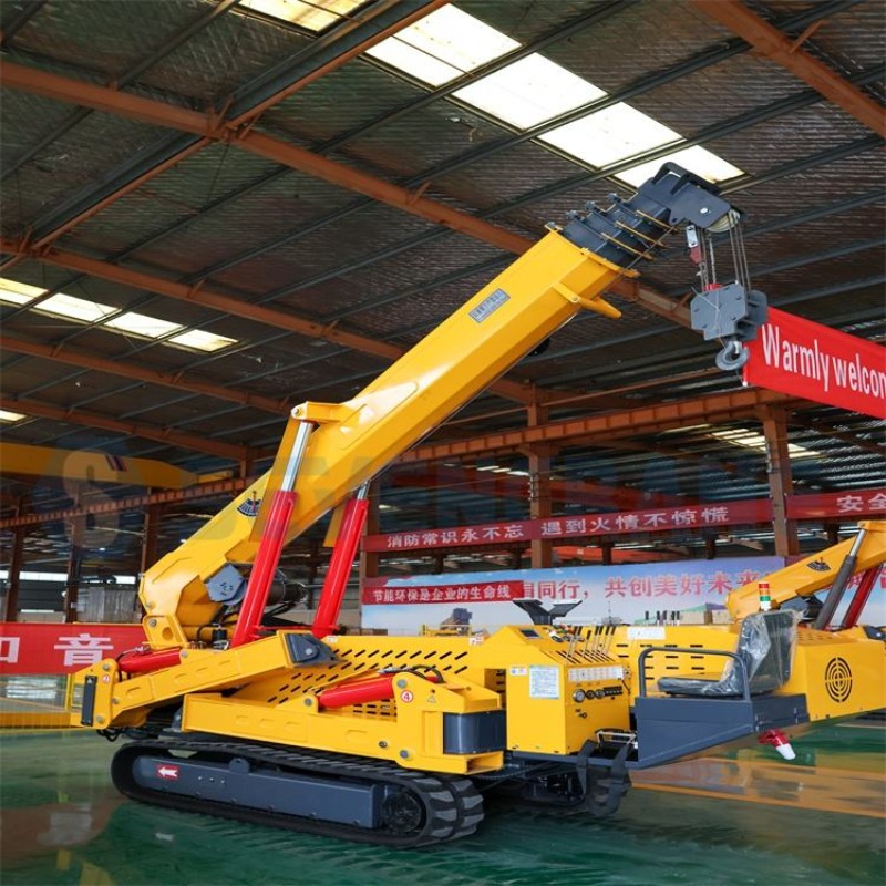 Mini Spider Crane High Performance Spider Crane 3ton 5ton Narrow Space Electric Spider Crane Glass Installation Lifting Machine