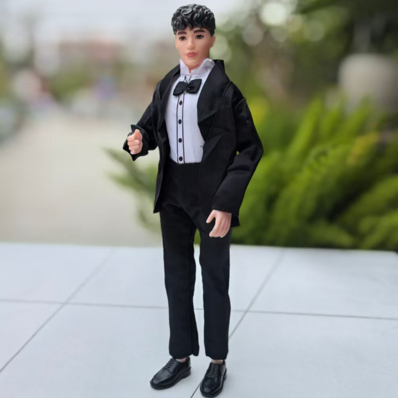 30cm ケン王子人形 フルセット ボーイフレンド人形 洋服アクセサリー付き