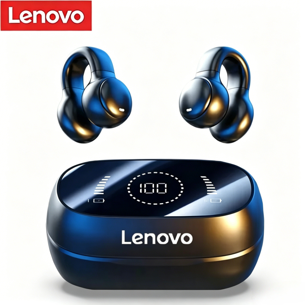 Lenove オリジナル M47 ワイヤレスイヤホン Bluetooth ヘッドセット充電イヤホン骨伝導ヘッドフォン