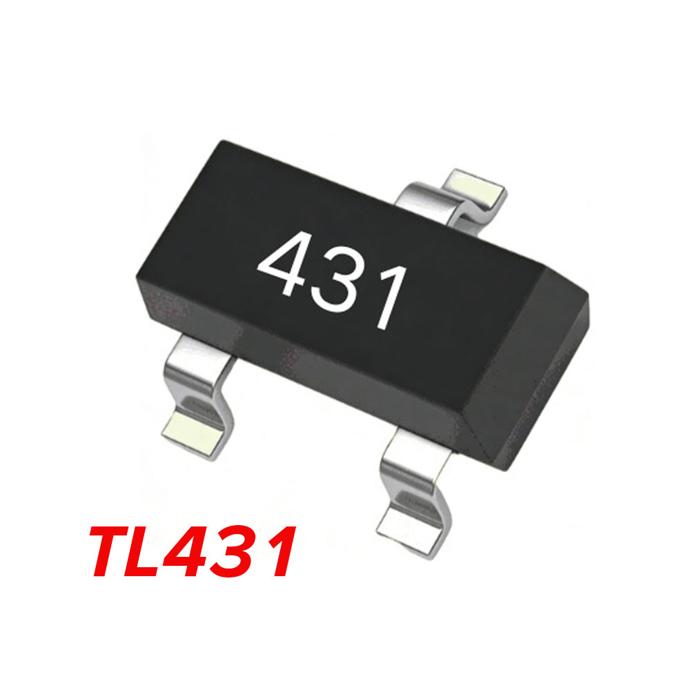 10 個 TL431 TL431ACDBZR TL431A TAC3 TACG SOT-23 IC チップ