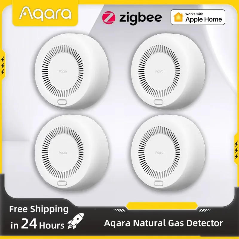 Aqara 天然ガス検知器 スマートガス漏れ警報 Zigbee 3.0 インテリジェントリンケージ ホームセキュリティ Xiaomi Homekit APP と互換性あり