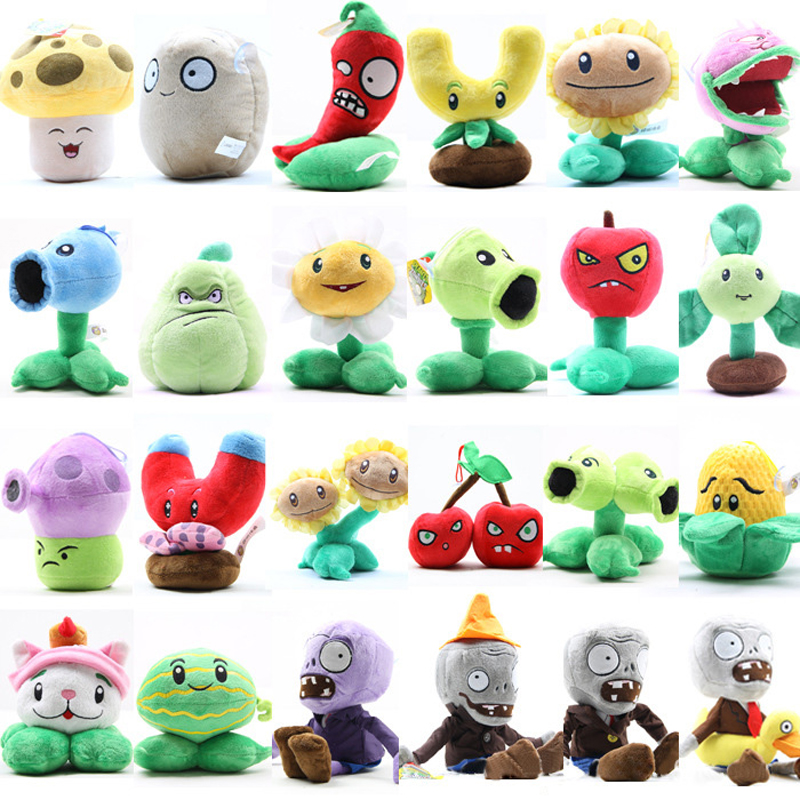 24 ピース/ロット プラント vs ゾンビ ぬいぐるみ プラント vs ゾンビ PVZ プラント