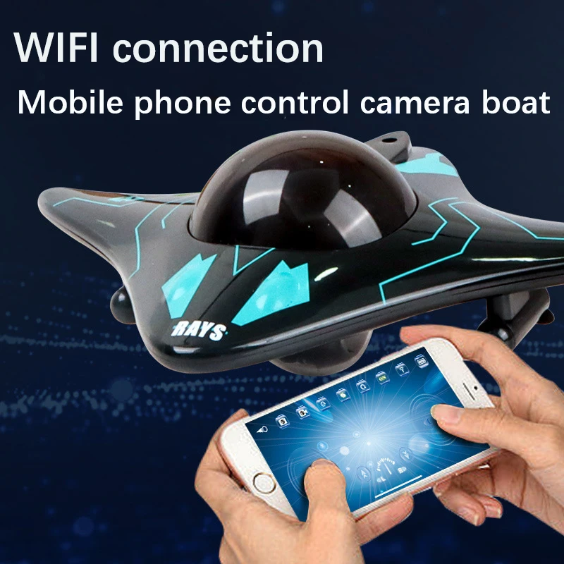 6CH RC ボート水中カメラリモコン Wifi FPV リモコンボートラジコンおもちゃ男の子子供ギフト