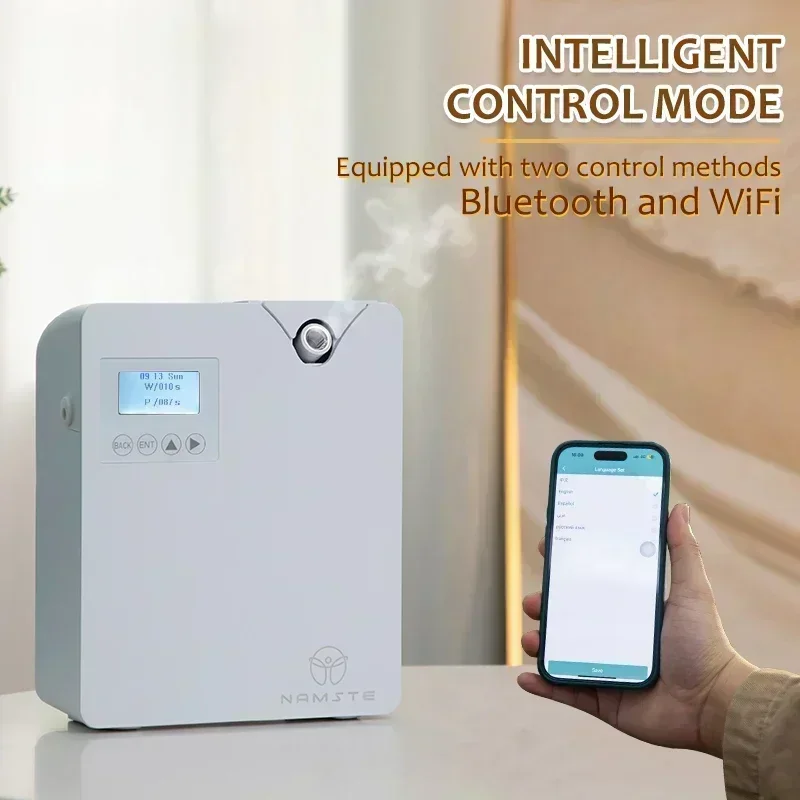 NAMSTE 電気アロマティックオアシスフレグランス WIFI アロマディフューザー芳香剤必須容量 300 ミリリットル Bluetooth 清浄機 400m3