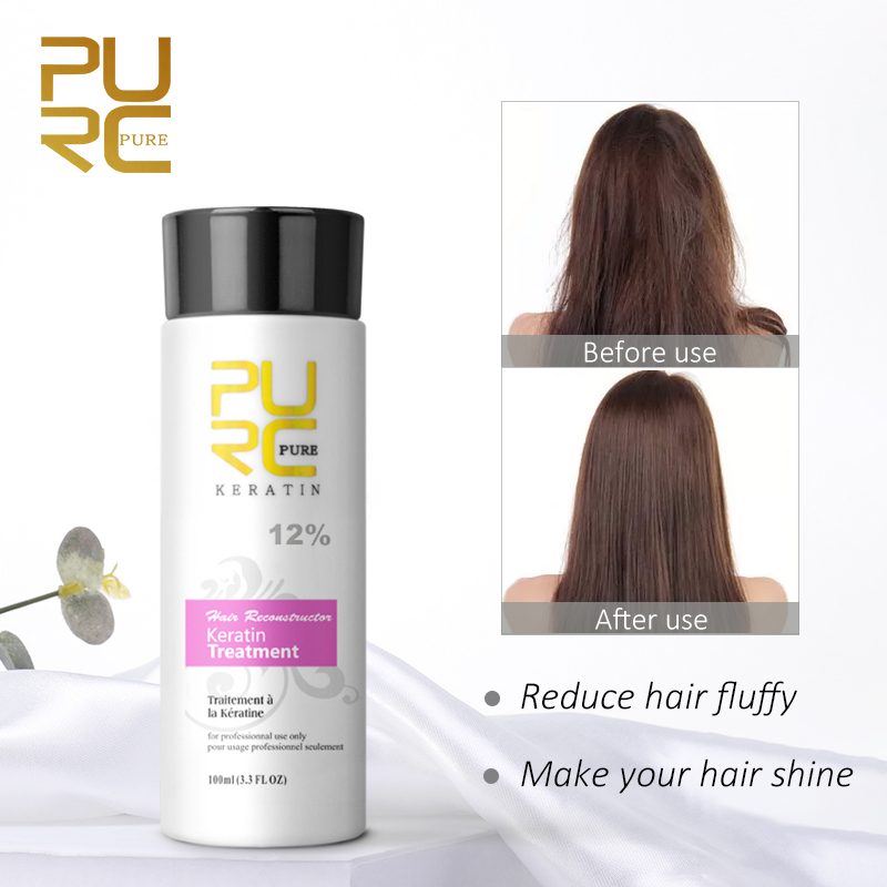 PURC スムージングシャンプーコンディショナープロフェッショナルケラチンヘアトリートメント栄養乾燥修復ダメージ保湿ヘアケア