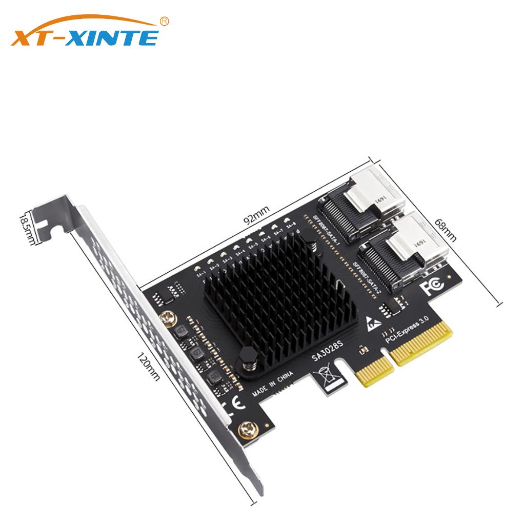 Mini SAS SFF-8087 SATA 3 III 3.0 - PCI e PCI Express 3.0 アダプタカード PCI-e - SFF8087 miniSAS/SATA3.0 ハードディスク拡張カード
