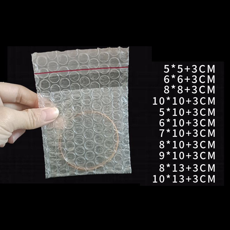 携帯電話ケース専用バブルバッグ 透明プラスチック二重層バブルフィルム小型バブルバッグ 耐衝撃保護バッグ