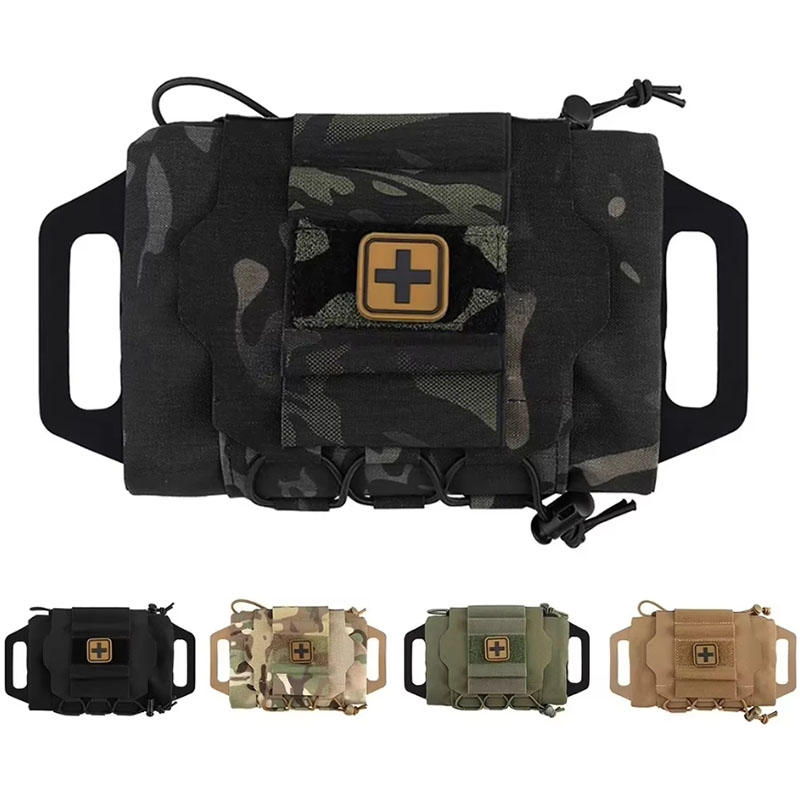 MOLLE IFAK 戦術的な応急処置キットサバイバル屋外狩猟キャンプ多機能医療緊急バッグポーチ