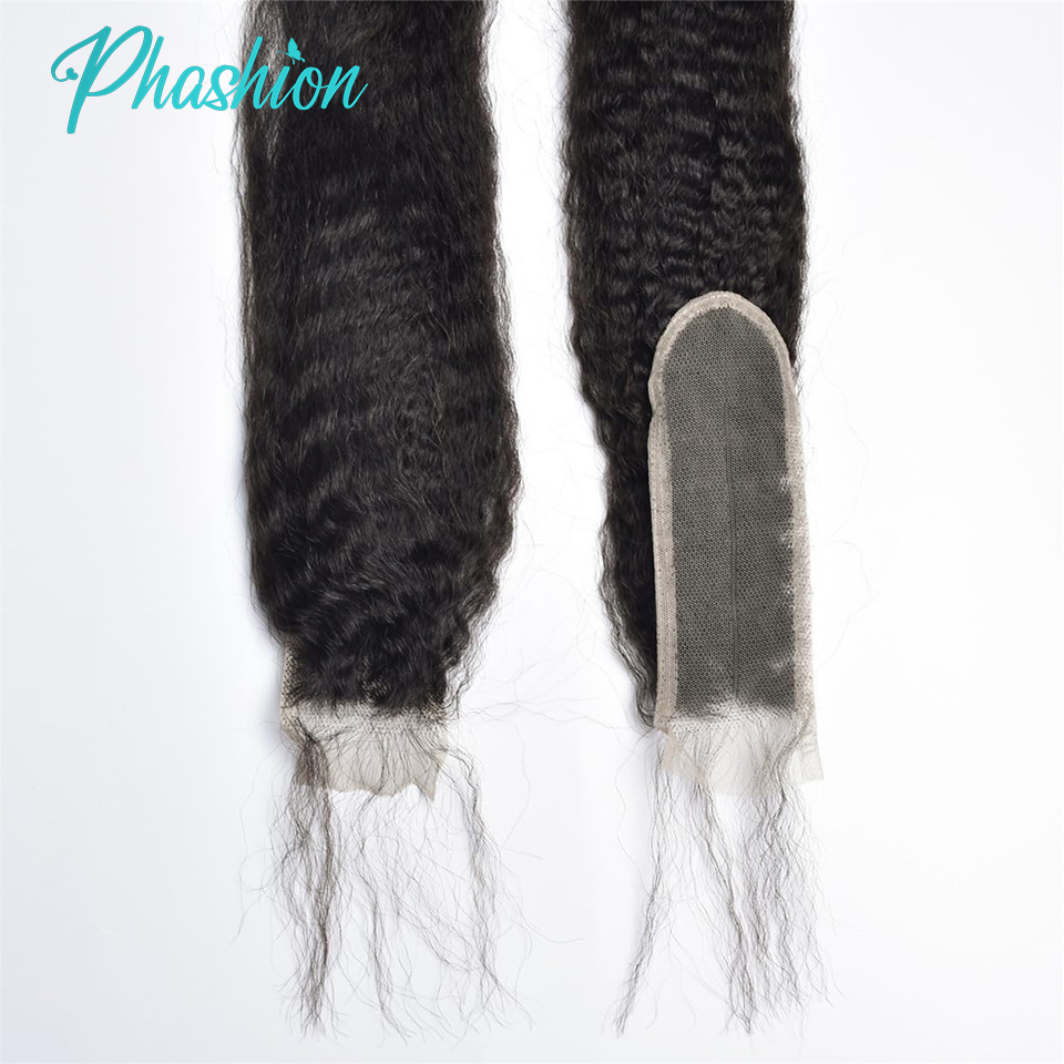 Phashion 26 28 インチ変態ストレート 2x6 ディープパーティングキム K レース閉鎖 13x6 レース前面のみ人毛透明レミーヘア