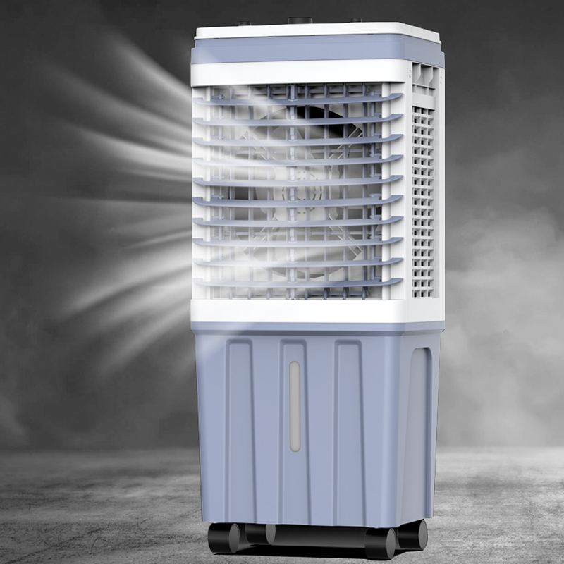 モバイル蒸発空気クーラー水冷大風量25Lタンクアイスカーテン3スピードリモコン家庭用業務用