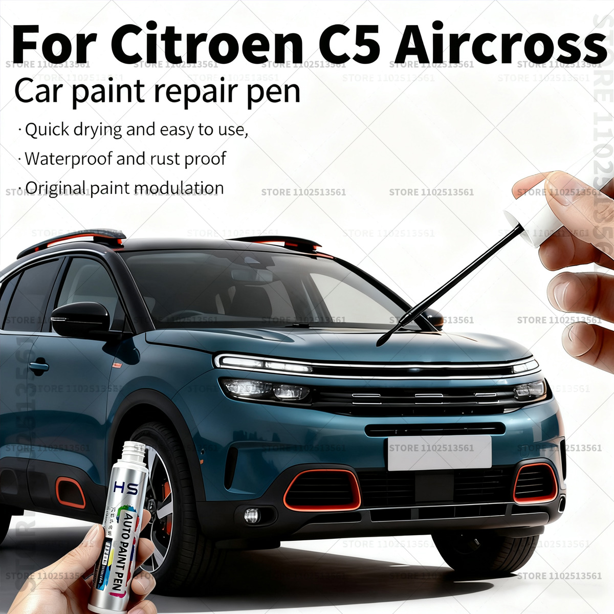 車の塗装修理ペンシトロエン C5 エアクロスタッチアップスクラッチリムーバー DIY オートアクセサリーブラック KTV ホワイト KWE ブルー EDZ グレー EVL
