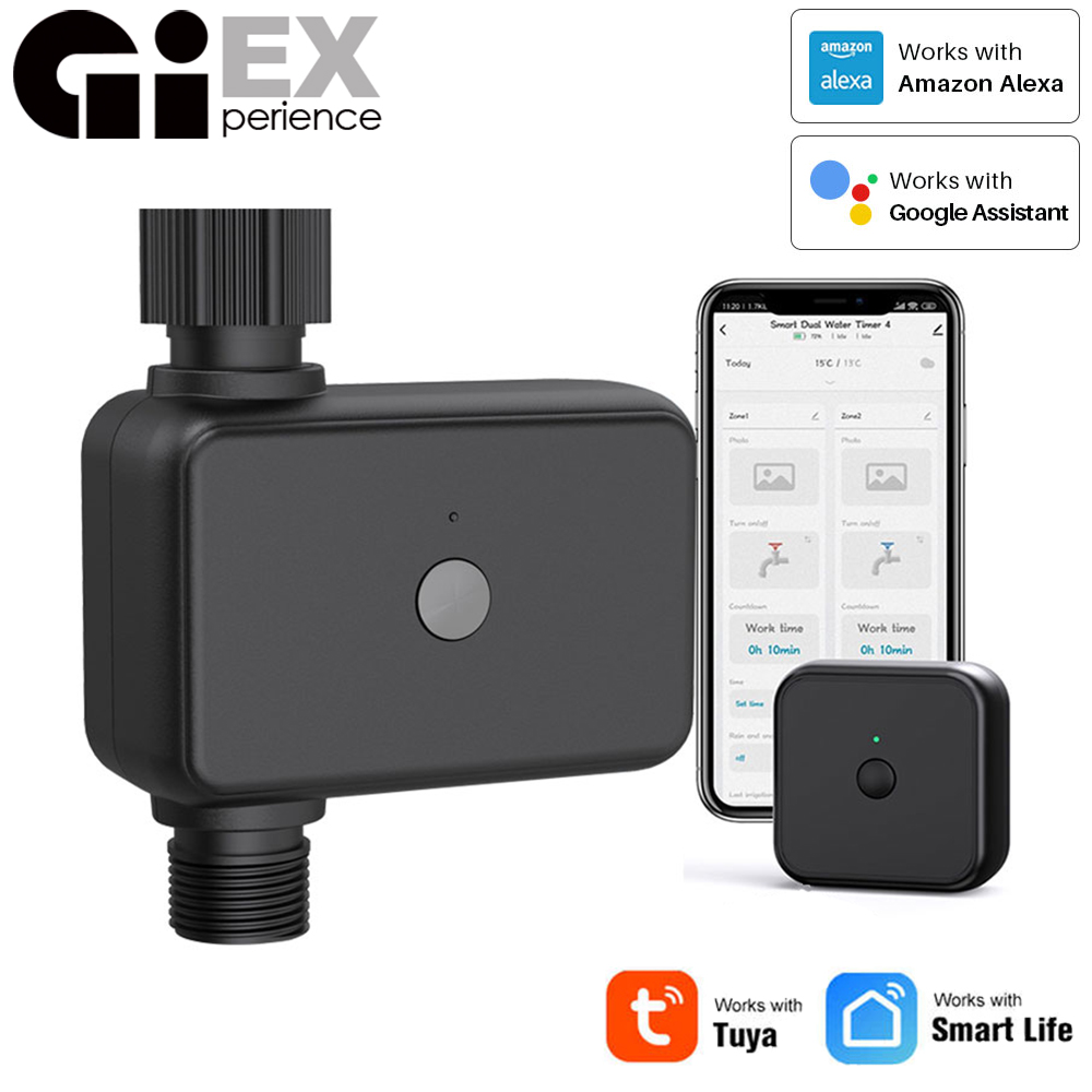 スマート散水タイマー IP55 Bluetooth WIFI 庭自動灌漑システム点滴スプリンクラーコントローラバルブスマートライフ Tuya