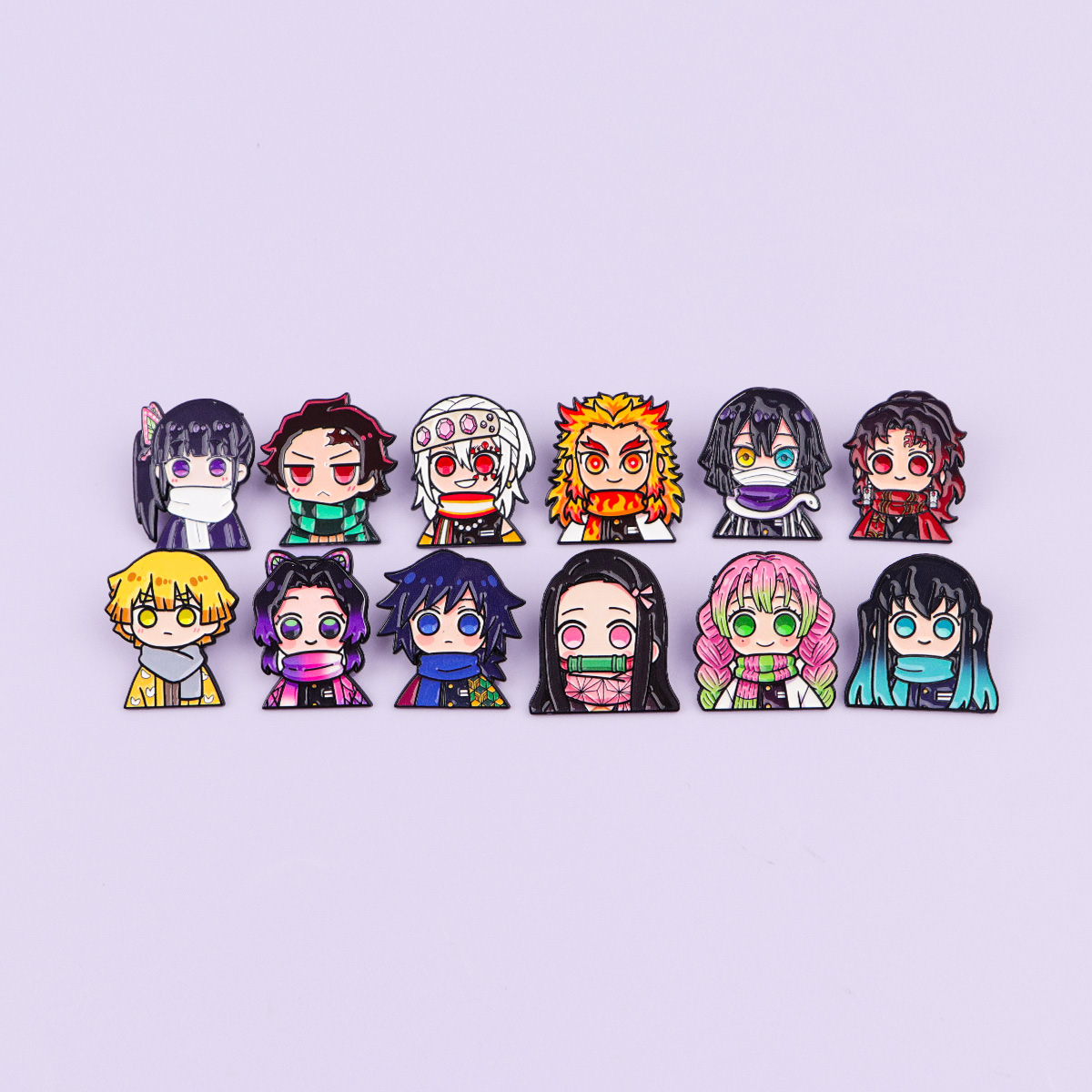 12pcs Anime Boys Girls Enamel Pin Cartoon Brooch For Coat Women's Brooches Fashion Lapel Badges Jewelry Gift for Friends