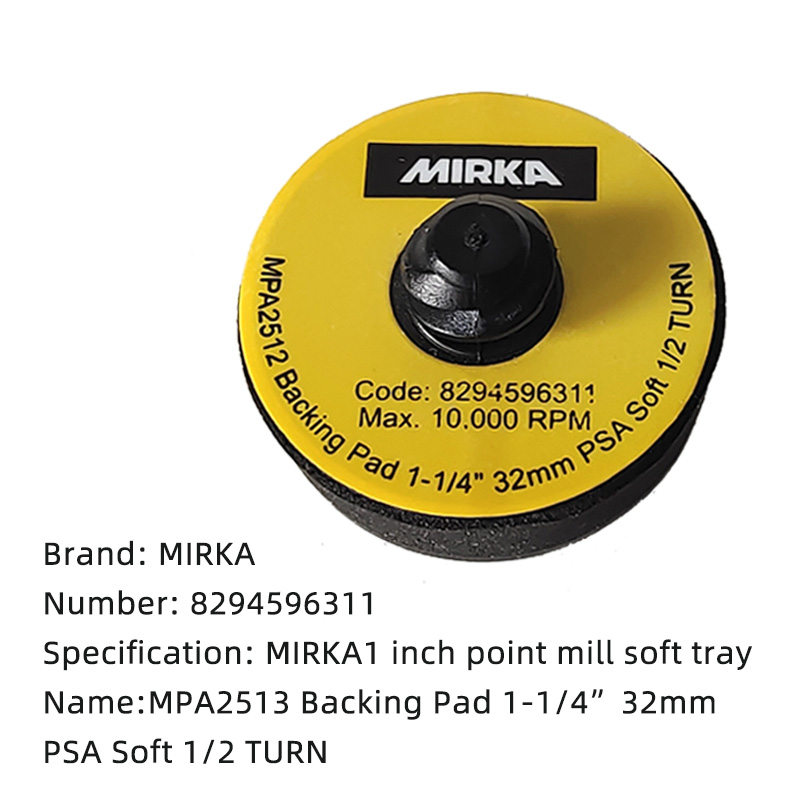 MIRKA オリジナル 1 インチポイントグラインダートレイカードバッテリー研磨機 32 ミリメートルアクセサリーディスク粘着アクセサリー