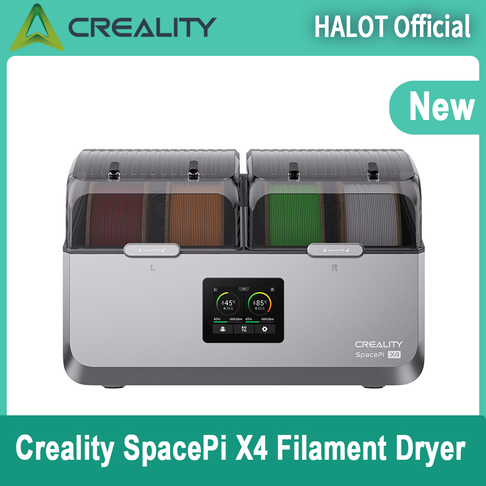 Creality Space Pi X4 フィラメント ドライヤー デュアル独立加熱チャンバー アクティブ除湿 FDM 3D プリンター フィラメント ドライヤー ボックス